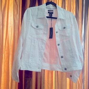 Jones & Co, small white jacket